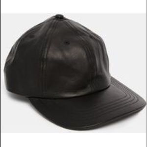 Black Leather Hat